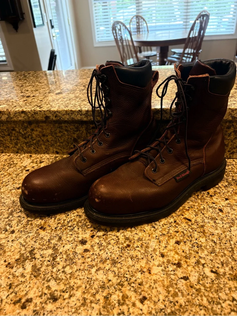 Red Wing Shoes Mens SUPERSOLE 2.0 Leather Gore-Tex Work Boots Brown Size 10.5 EE